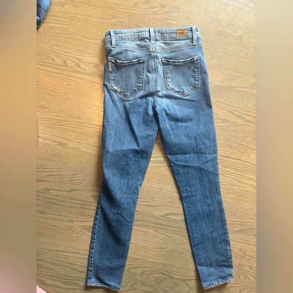 PAIGE Hoxton Ultra Skinny Blue Jeans Women’s size 25 - Picture 3 of 8
